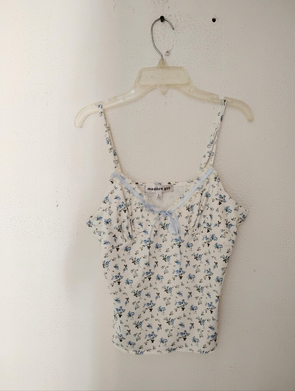 💠Madden Girl Blue Floral Bow Cami Top 🩵